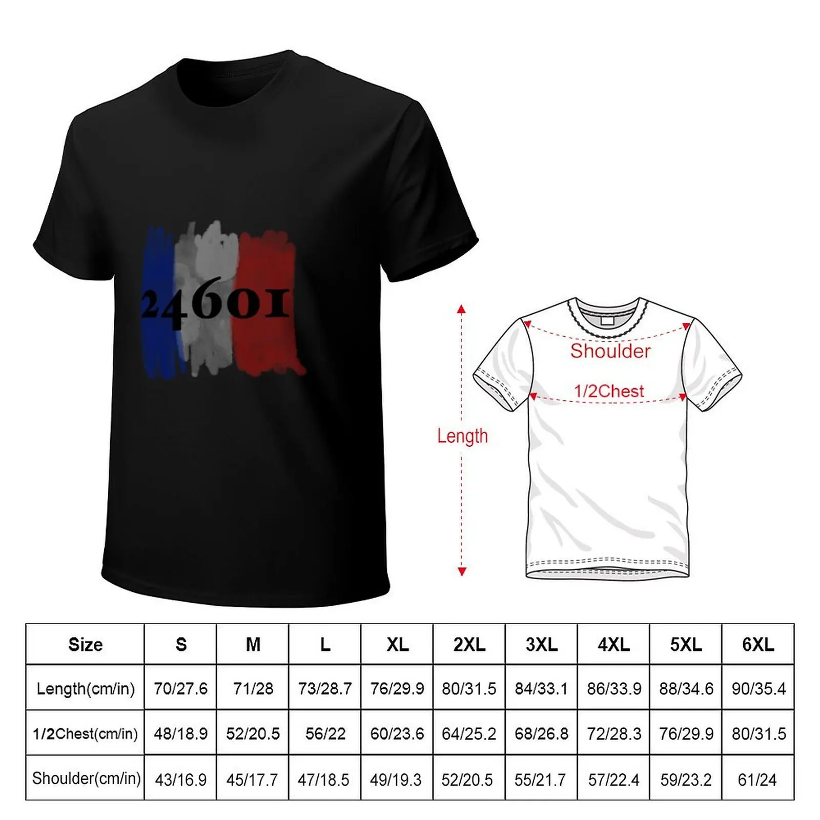 24601 T-Shirt man t shirts for men T-Shirt