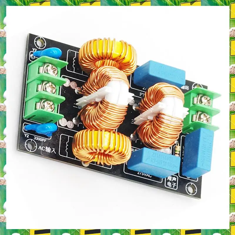 3C Electron EMI Power Filter Board Audio Amplifier Power Supply Filter Common Mode High Current Electromagnetic Hifi Audio,EMI P