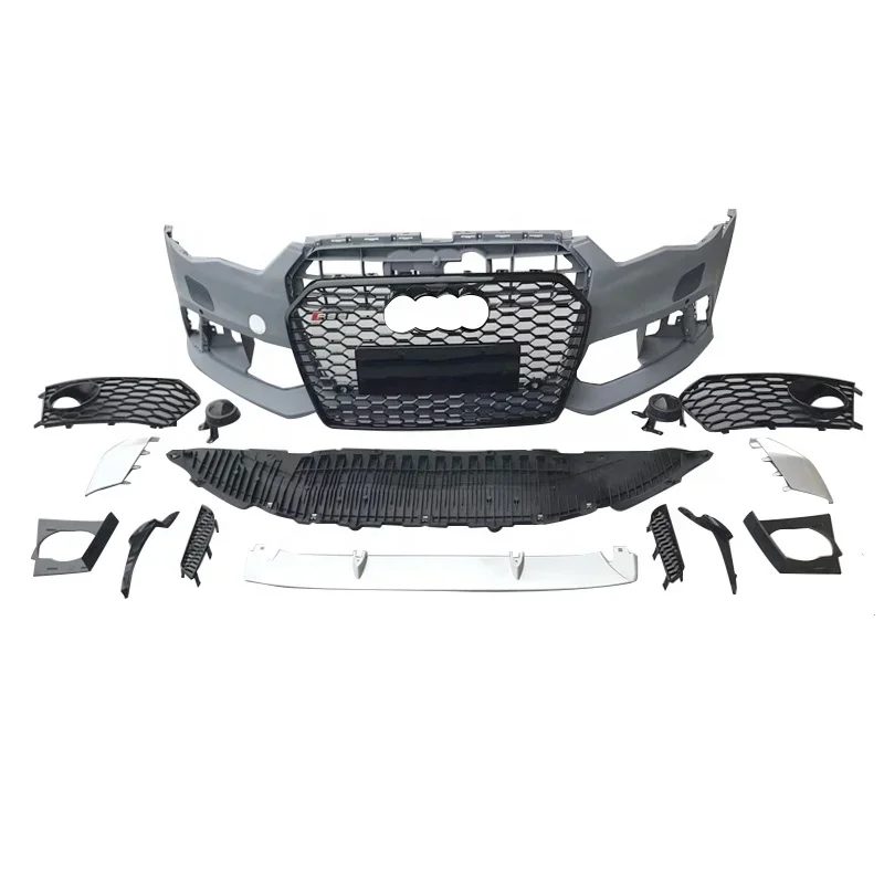 Front bumper for A6 S6 C7 Rs6 style Auto modified High quality PP material Bodykit for A6 S6  2012-2018