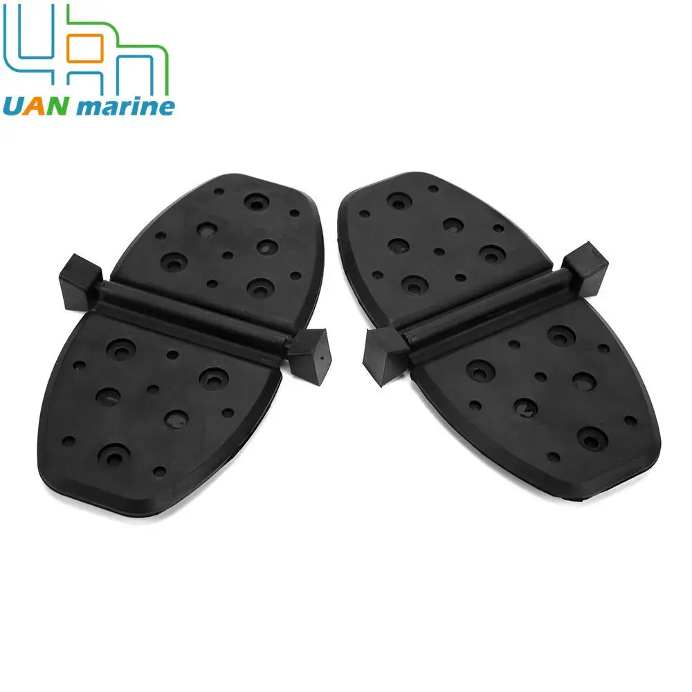 

2Pcs Exhaust Y Pipe Water Shutter Flappers W/Grommets Replaces Mercruiser 807166A2 V6Marine