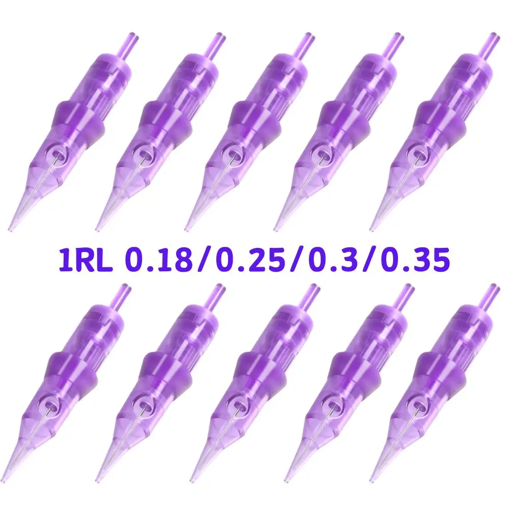 10/20/50pcs Pro Cartridge Tattoo Needles SMP Permanent Make-Up 1RL 3RL Eyelinver Lips Eyebrows for Cartridge Tattoo Machine Pen