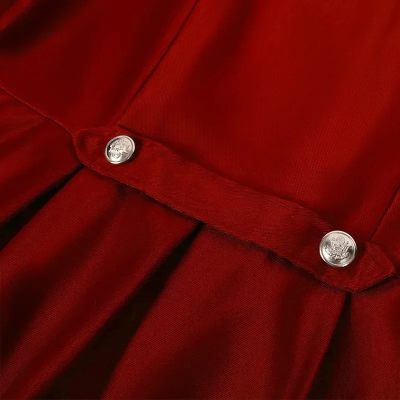 Sky06 ヴィンテージ ハロウィン 中世 フロック コート スチームパンク アサシン 海賊 コスチューム 大人 男性 女性 レッド ロング ジャケット ゴシック Tailc66liU&