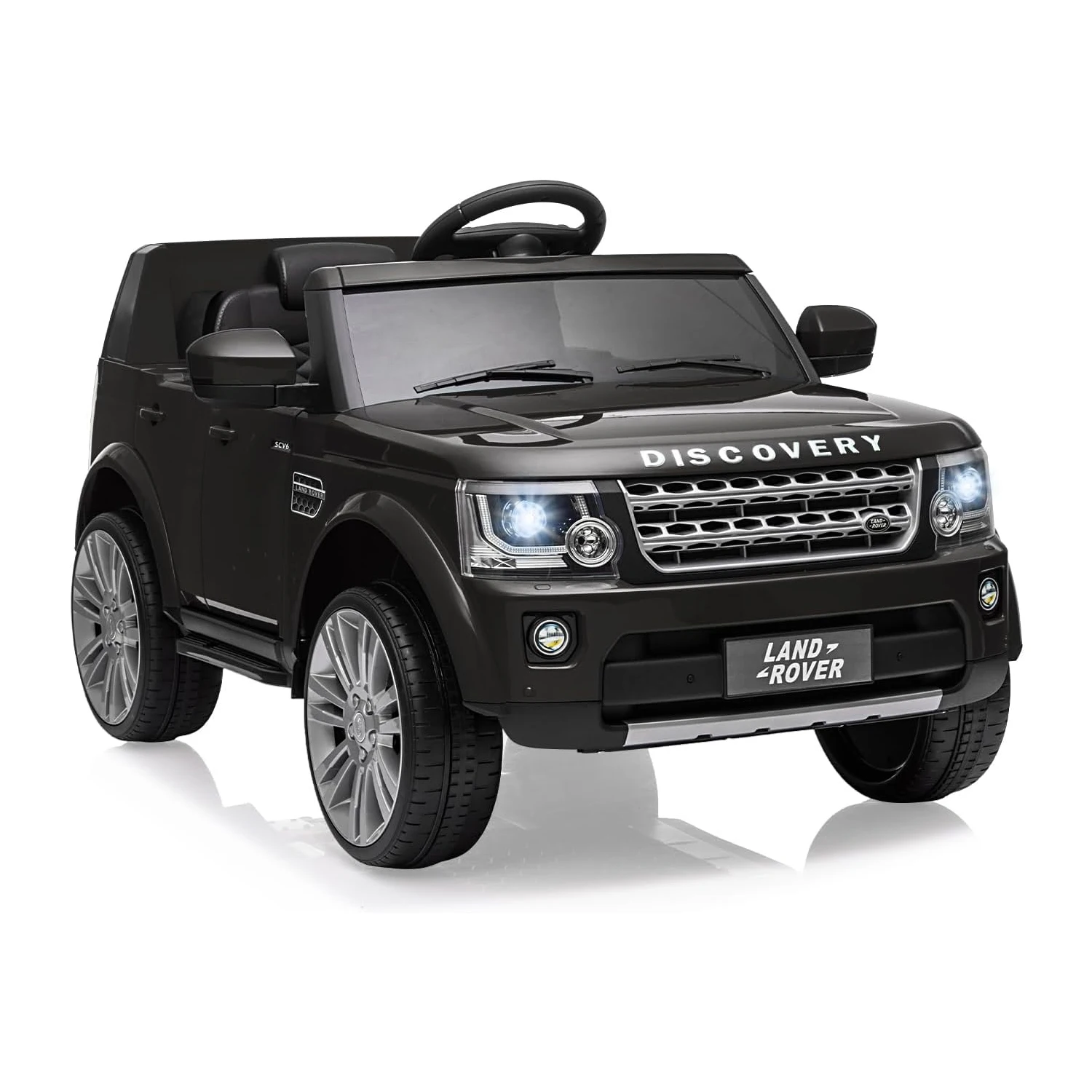 Игрушки для верховой езды для малышей 3-8 лет, лицензированный Land Rover 12 В, детская езда на грузовике 2-в-1, электрическая игрушка с управлением для родителей