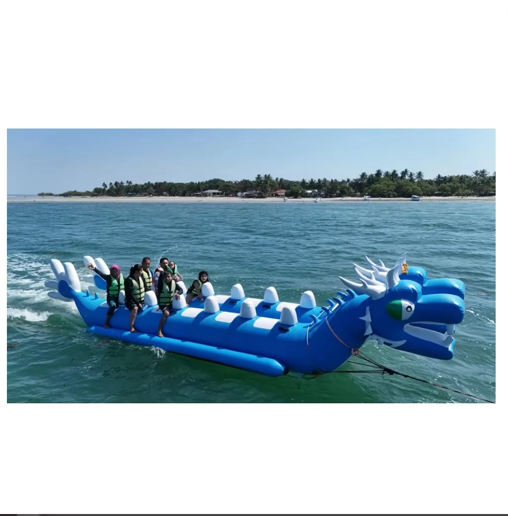 Inflatable Dragon Boat Water Game Inflatable Water Equipment High Quality for Adult