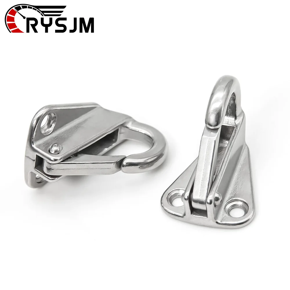 

1 шт., 2 шт., 5 шт., 5 шт., морской пружинный крючок с защелкой, веревочный крючок, фурнитура для крыла, лодки, морские аксессуары из нержавеющей стали 316