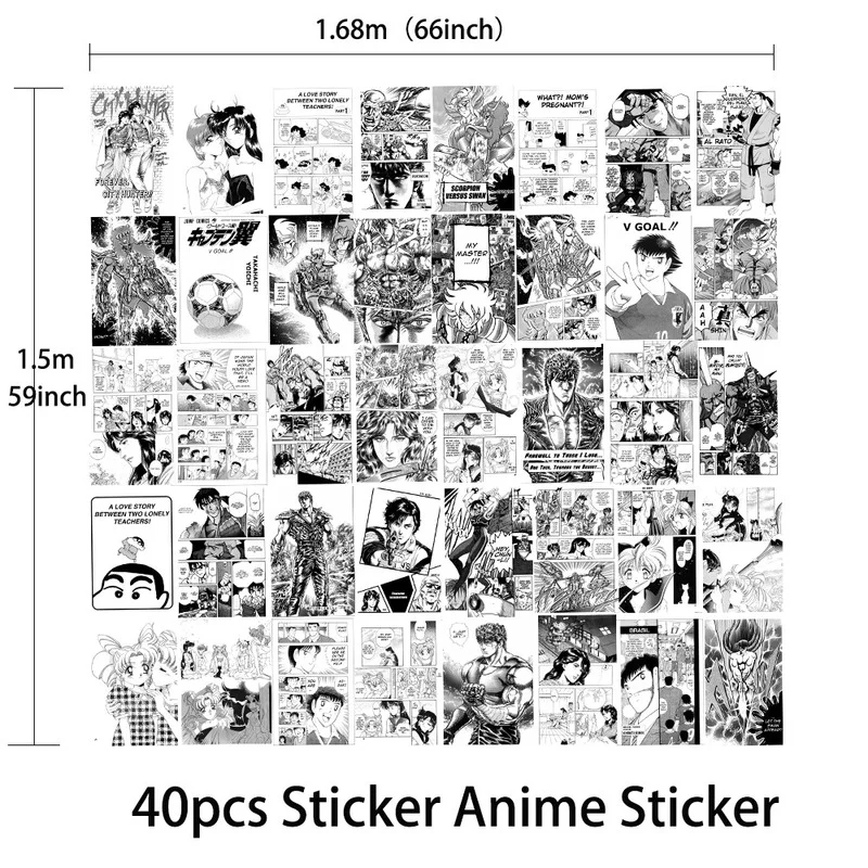 HD classic 80-90s anime Role 21x30cm A4 20/30/40pcs manga wall stickers poster print anime stickers Teen room decoration