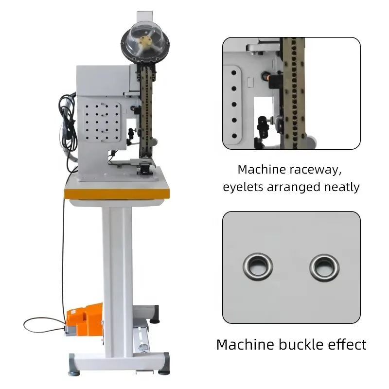 Automatic Eyelet Grommet Punching Machine Semi Automatic Eyelet Machine For Food Packages
