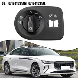 Car Headlight Switch With Fog Light For Seat For 2009-2015 6J1941531AL 6J1941531J 6J1941531AM Headlight Switch Accessories