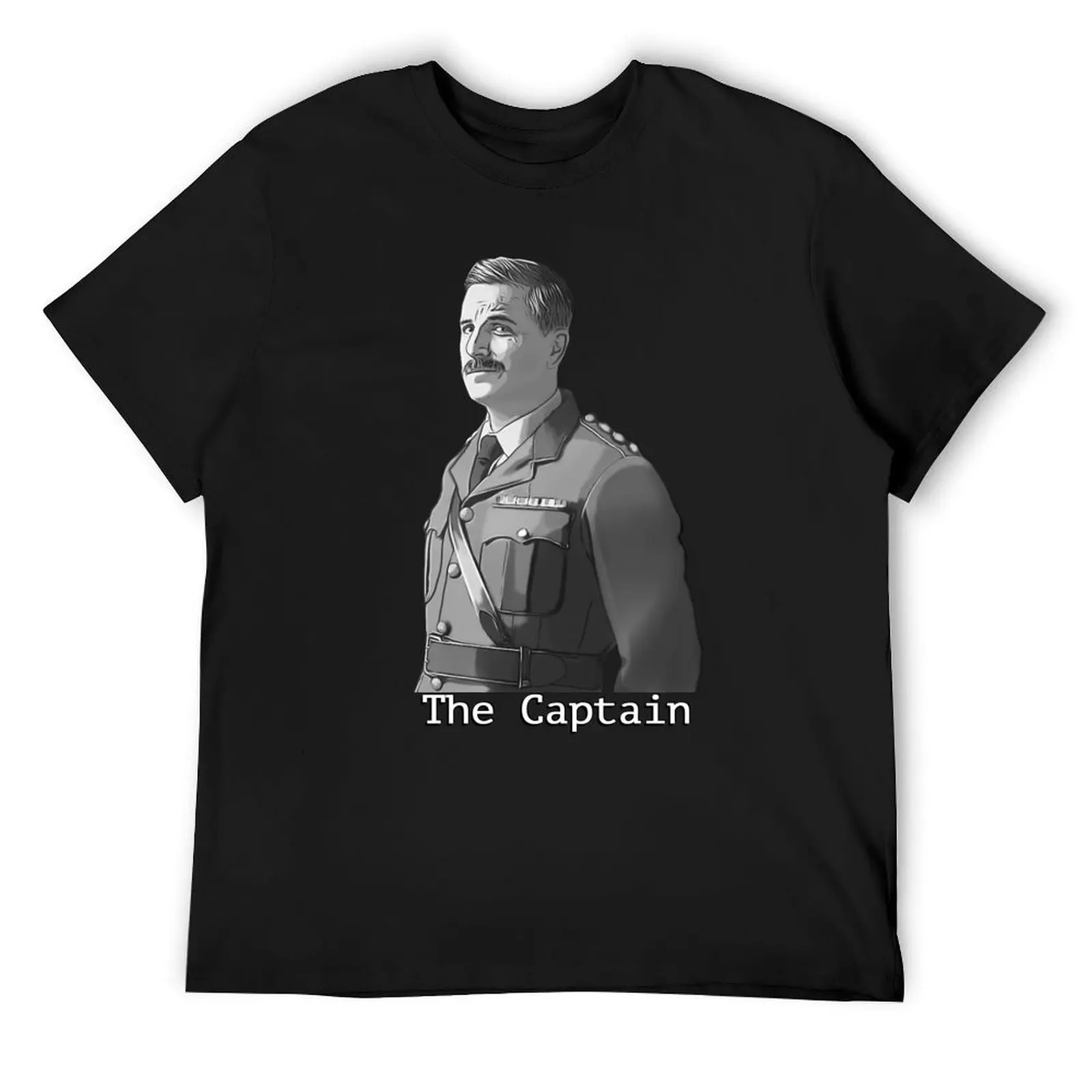 

BBC Ghosts The Captain T-Shirt tees anime tshirt Men's cotton t-shirt