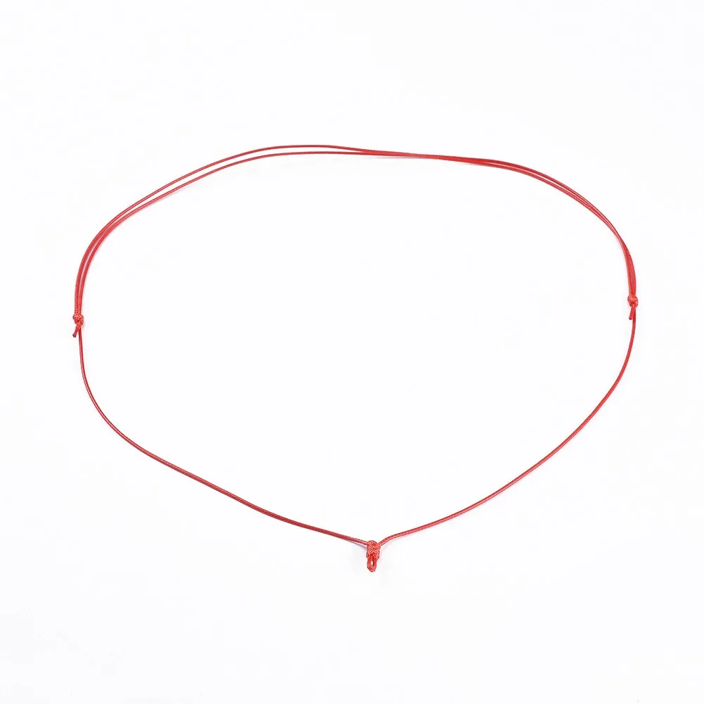 50pcs Adjustable Korean Waxed Polyester Cord Necklace Making Multiple Colors For Handmade DIY Jewelry Findings Accessories