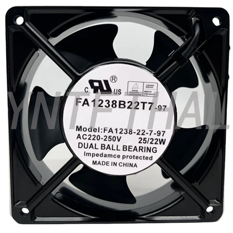 12038 FA1238B22T7-97 220V 25/22W Aluminum Frame AC Fan