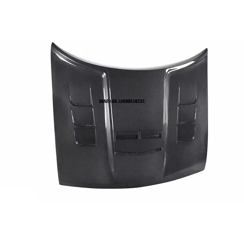 

Carbon Fiber Fibre Engine Vent Bonnet Hood for Dodge Challenger V6 2015+