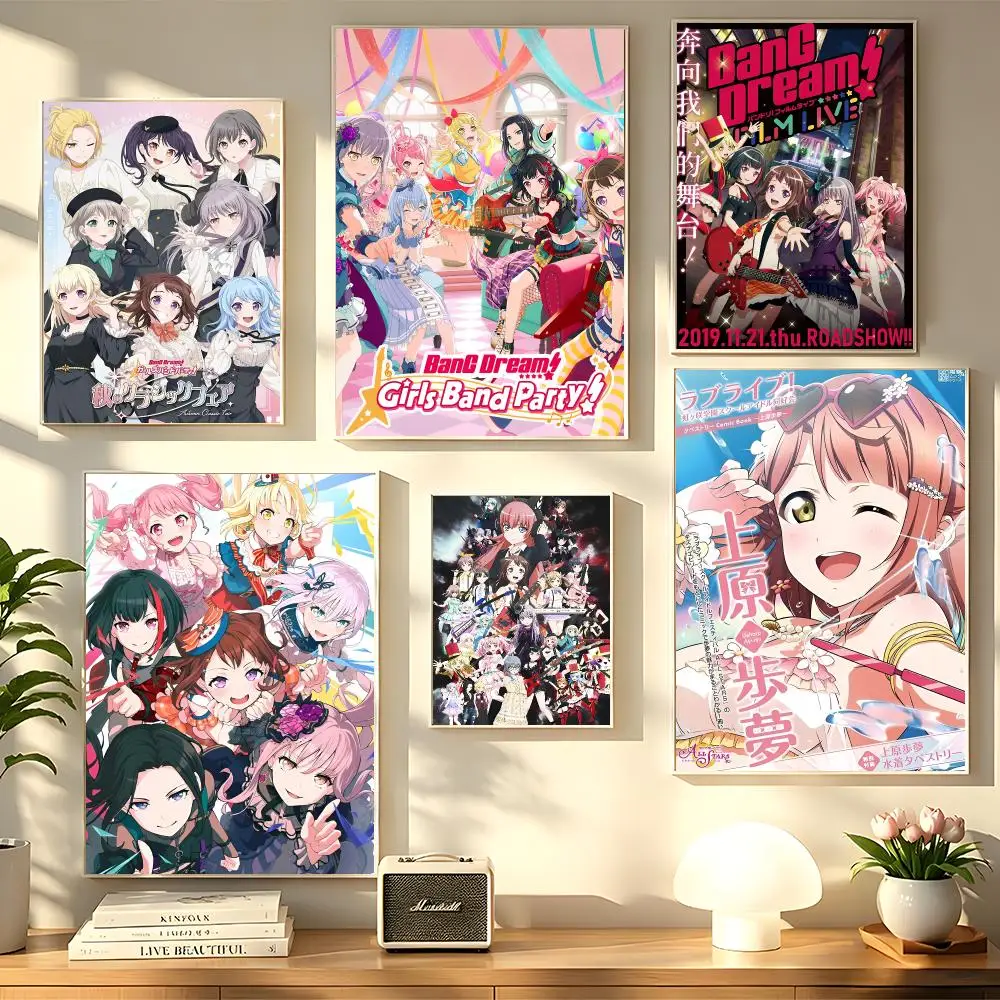 B-BanG Dream! I-It's MyGO! Poster Decorative Wall Sticker Mural Photo Print for Bedroom Living Room Hallway Home Decor Gift