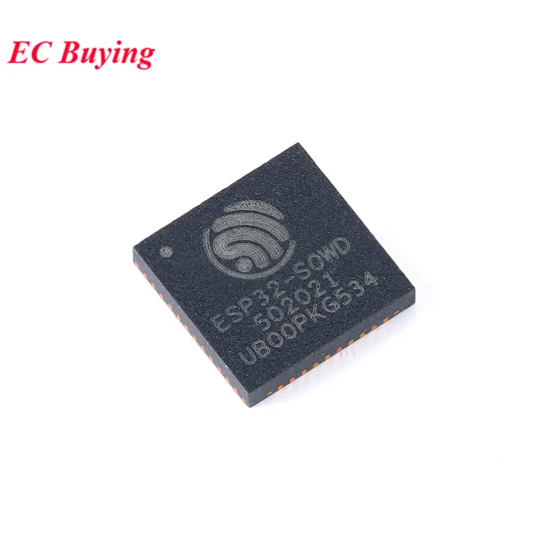 ESP32-S0WD QFN-48 QFN48 ESP32 WiFi Bluetooth-compatible BLE Dual-mode 32-bit Single Core MCU Chip Controller IC New Original