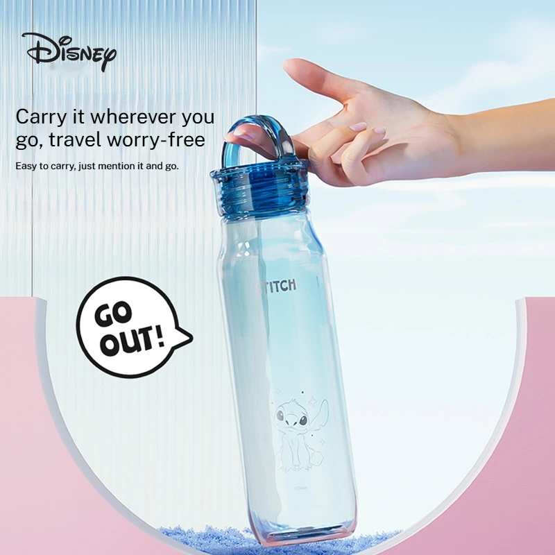 Disney Student Water Cup Children's Food Grade Tritan Direct Drinking Cup Male and Female Large Capacity Portable Drinking Cup view 4