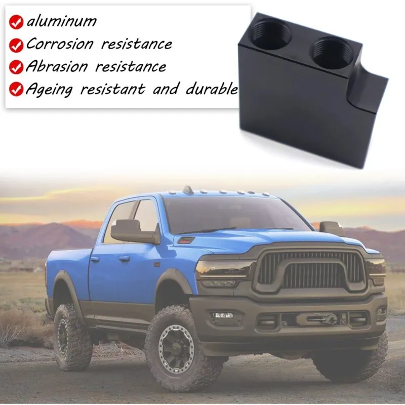 Ingenious-Billet Filter Coupler Upgrade 68RFE AS69RC Transmission Thermal Valve For Dodge Ram 6.7L Cummins 2019-2024