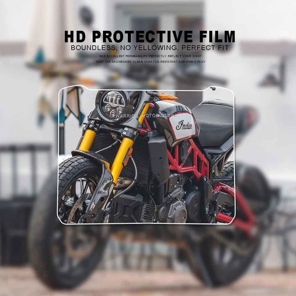 Motorcycle Dashboard HD Cluster Screen Scratch Protection Nano Glass Film For Indian FTR 1200S 1200 S 2019-2020