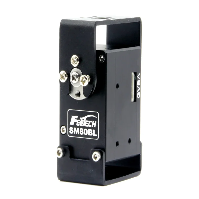 12V 80kg デュアルシャフト大トルクサーボ SM80BL ロボットアーム自動機械デュアルローターモーター金属製（男の子向け）メーカー