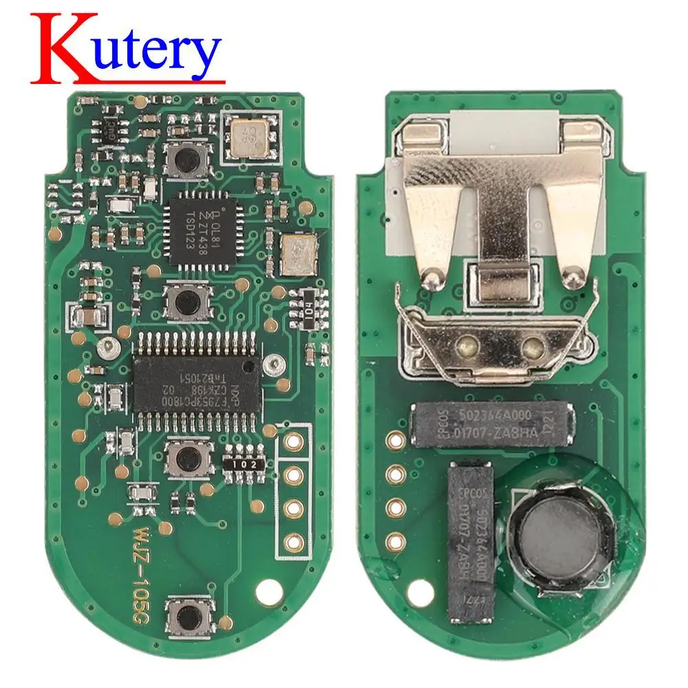 Jingyuqin zdalnego inteligentny klucz samochodowy obwodami 315/433/868MHz z PCF7953P Chip dla BMW F CAS4 5 7 serii X5 X6 wymiana