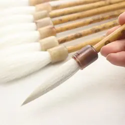 1 piece Chinese Calligraphy Brush Yang Hao Traditional Brush Pen Ink Brush Writing Brush Pen Mo Bi Pure Woolen Sheep Hair