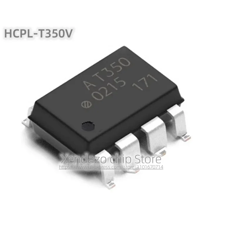 10pcs/lot HCPL-T350V HCPL-T350V-500E HCPL-AT350 AT350 T350 SOP-8 package Original genuine Optoelectronic Coupler Chip
