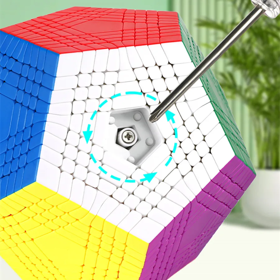 Shengshou-子供向けのメガミンクスマジックキューブ,9x9メガミンクス,プロのパズルおもちゃ,子供向けギフト