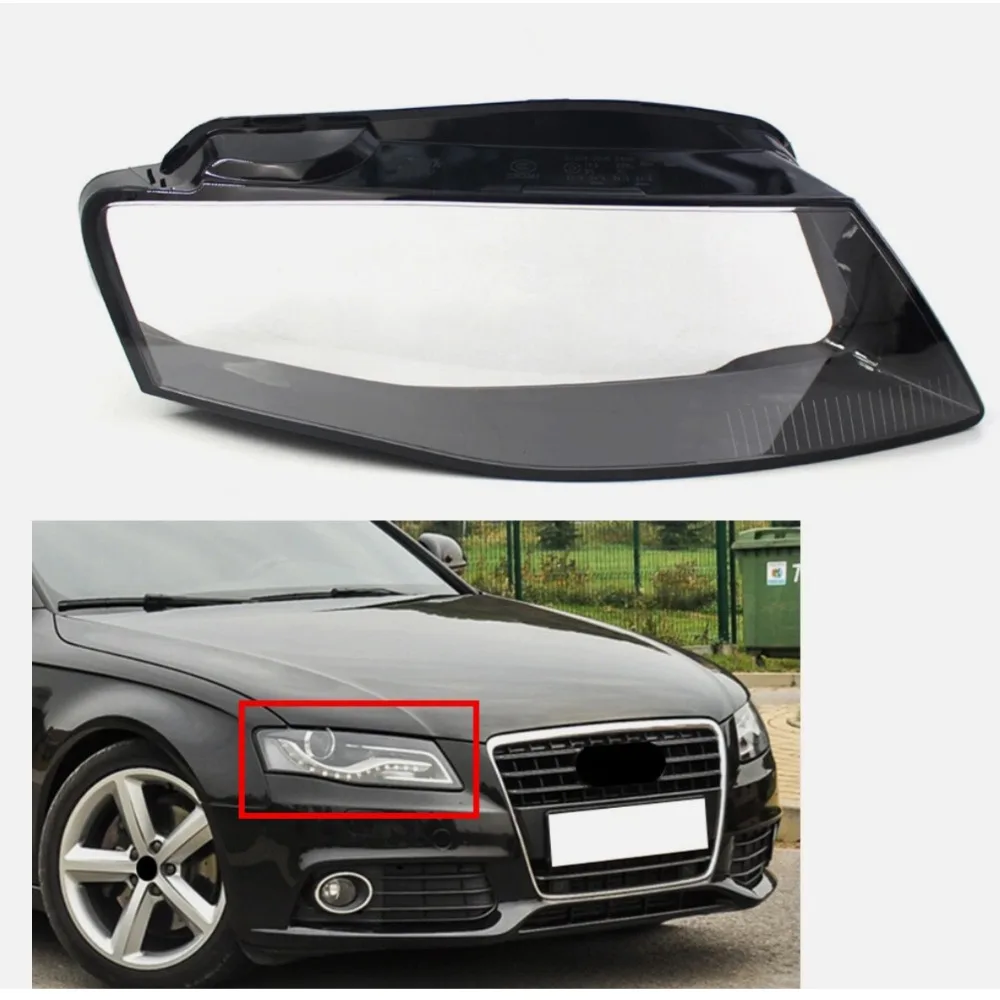 

Прозрачные накладки на передние фары, защитные чехлы для фар Audi A4 B8 2008 2009 2010 2011 2012