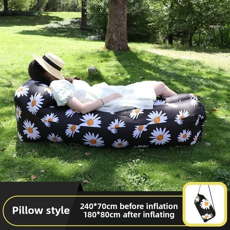 

Outdoor Inflatable Sofa Lazy Sofa Folding Portable Inflatable Mattress Naturehiking Colchon Inflatable Camping