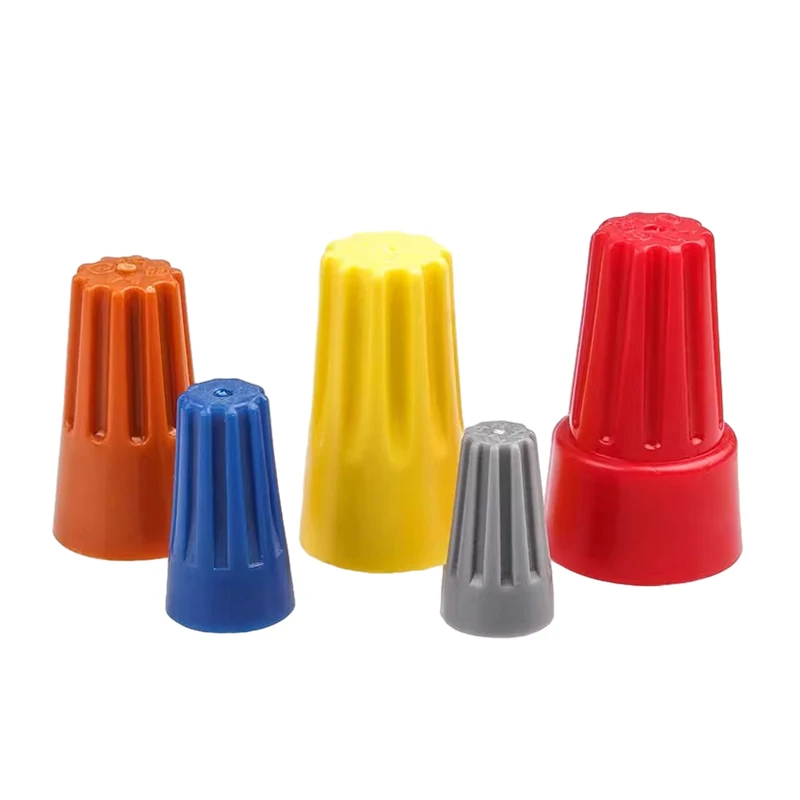 360° Rotating Quick-Connect Terminal Cap, Sealed End Crimp Cover for Cable Terminals, Models P1-P6