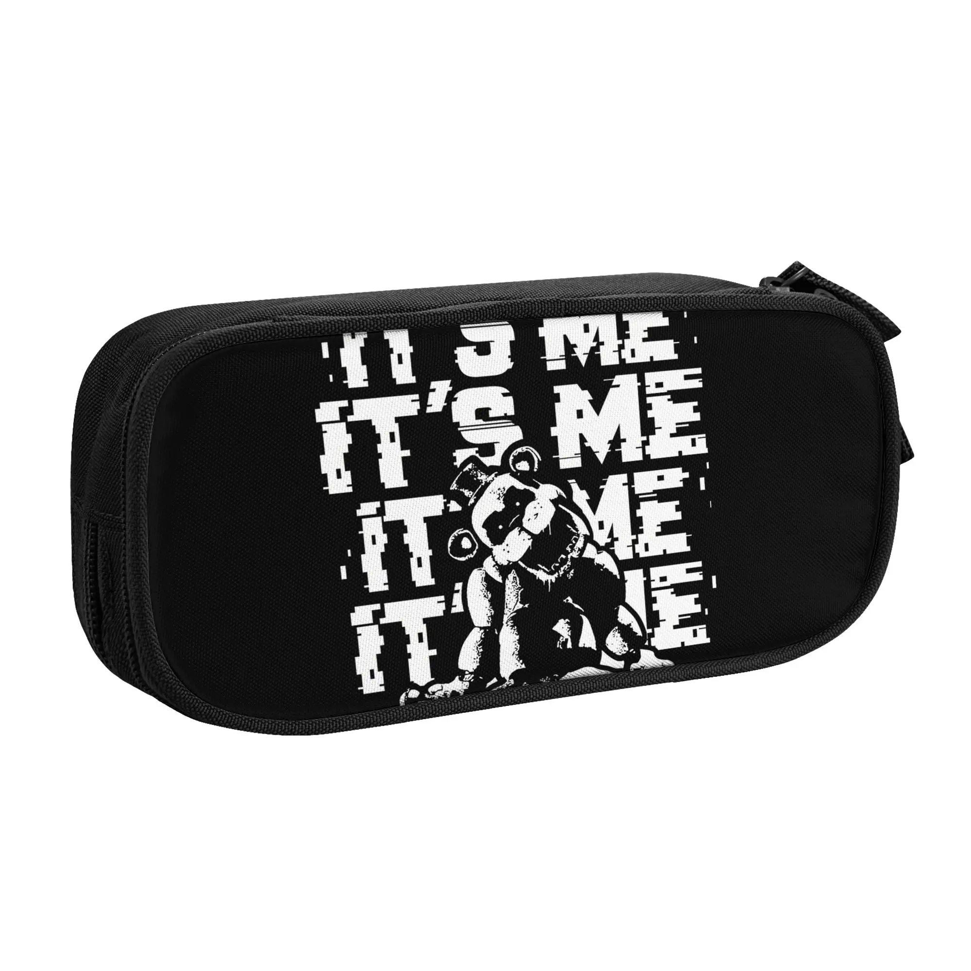 Niedliche Freddy Fazbear Federmäppchen, Stiftetui, Horror-Spiel, für Mädchen und Jungen, große Kapazität, Tasche für Schüler, Schule, Geschenke, Schreibwaren