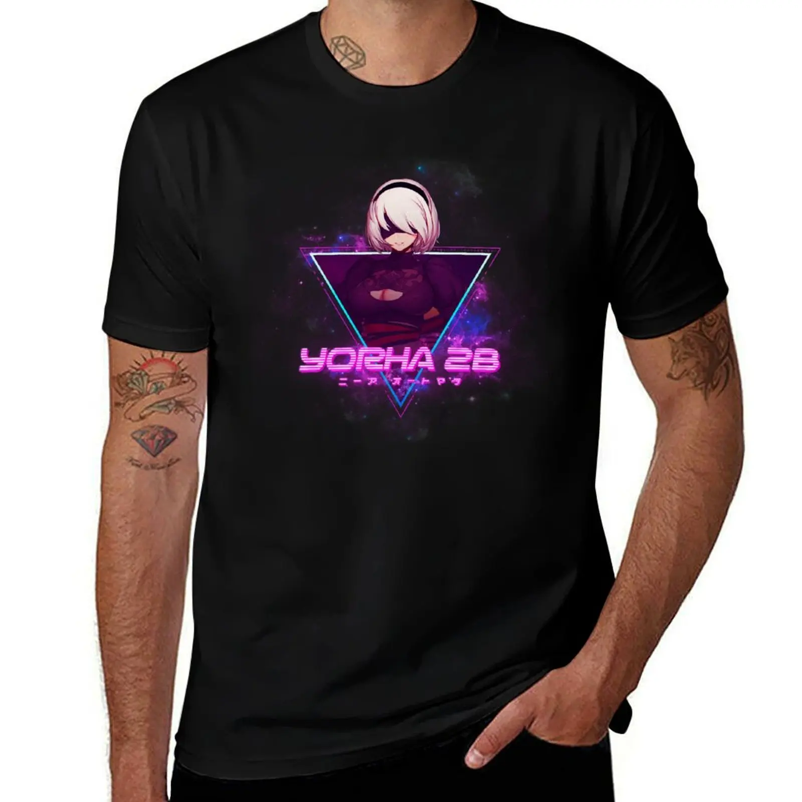 NieR:Automata (YoRHa No.2 Type B Aesthetic) T-Shirt Plus Size Simple Casual Top