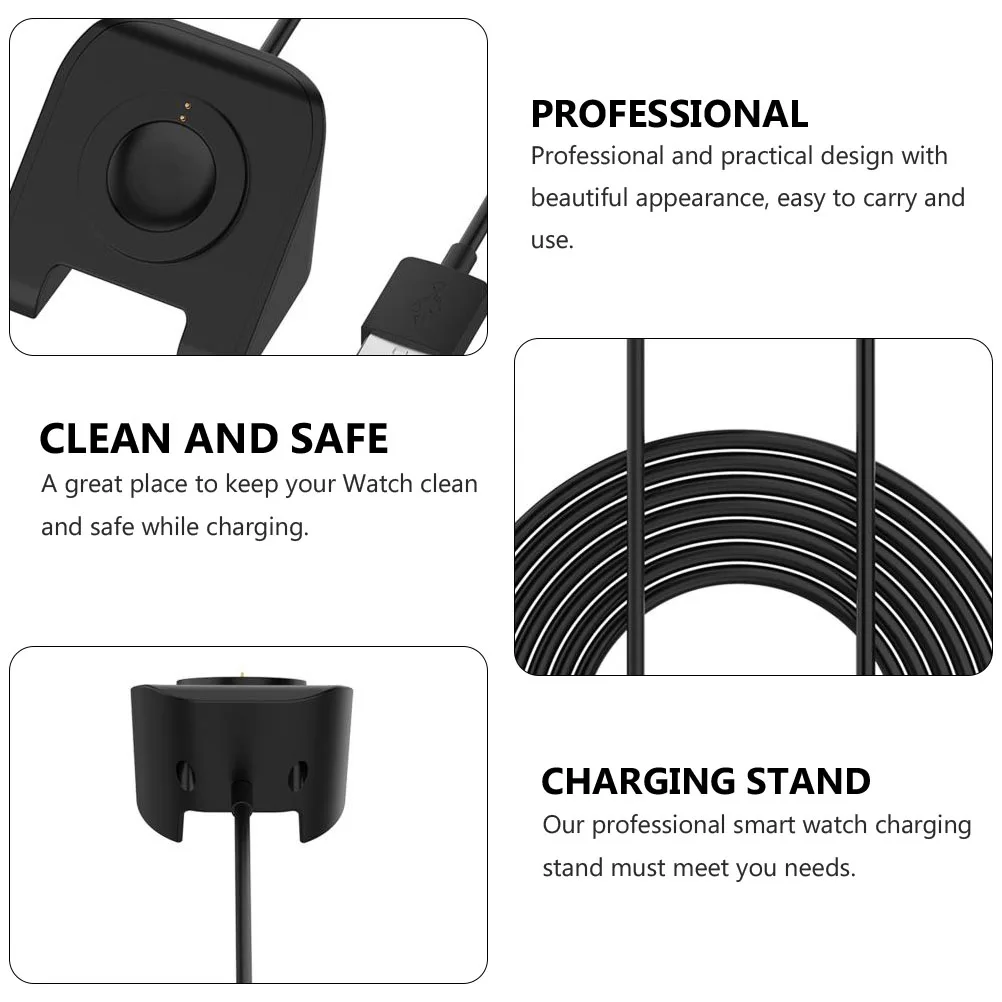

Smartwatch Tpe Material Anti-Scratch Charging Stand Compatible For Fossil Gen 4 5 Lightweight Portable Holder