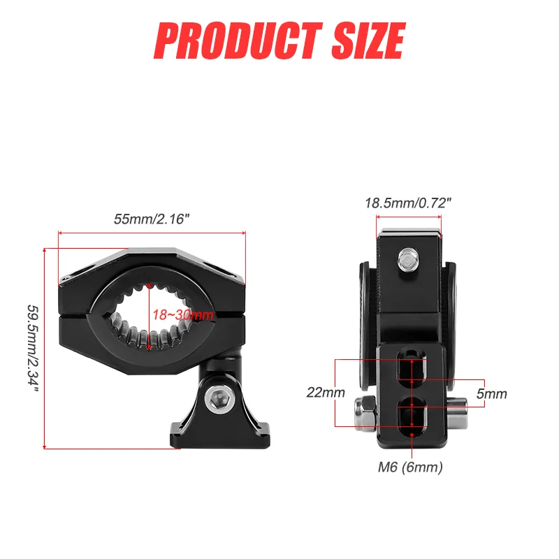 Motorrad LED Scheinwerfer Scheinwerfer Klemmen Halterung Rohr halterung für Moto Nebels chein werfer Zusatz lampen halter Motorrad zubehör