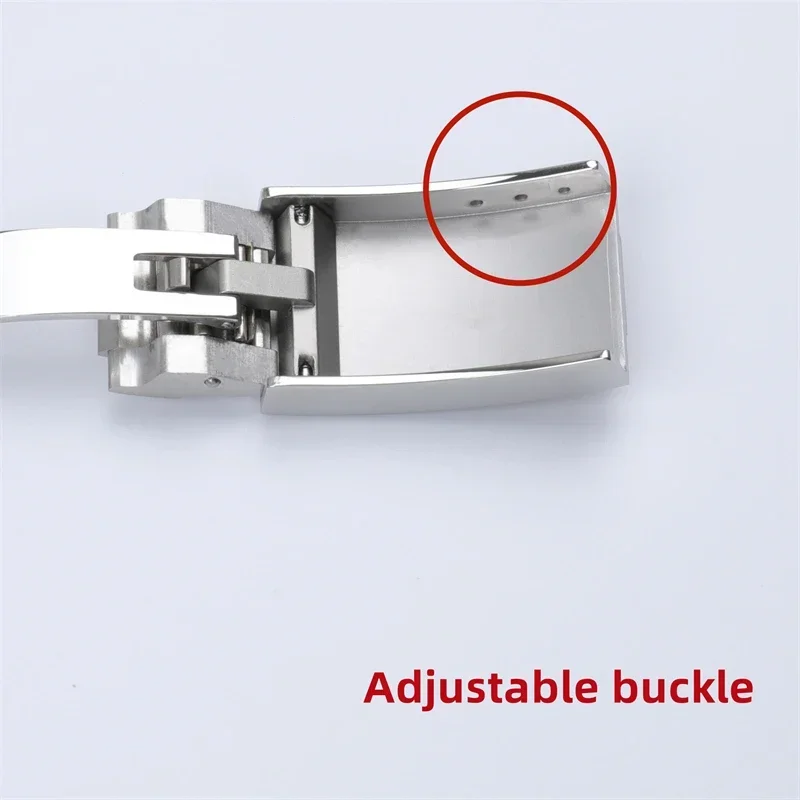 9mm*16mm Watch Band Glidelock Clasp For Rolex DAYTONA SUBMARINER GMT Yacht-Master Fine-tuning Pull Button Buckle