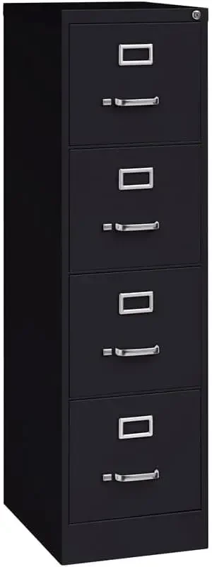 4 Drawer Metal Vertical File Cabinet with Lock, 22