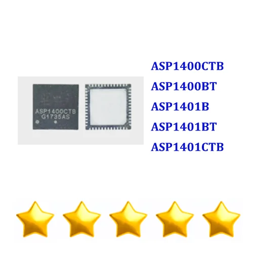 2/PCS New Original ASP1400CTB ASP1400BT ASP1401B ASP1401BT ASP1401CTB QFN chip In Stock