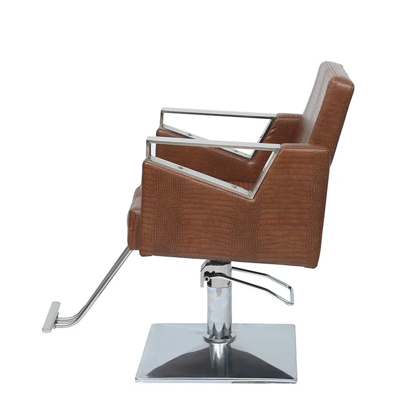 Retro Lift Barber Chair for Salon, Beauty Hairdressing Equipment