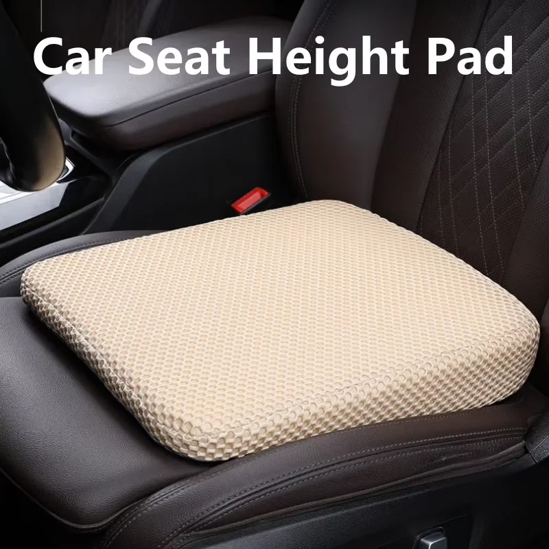 Car Seat Booster Cushion Honeycomb Memory Cotton Car Seat Cushion Car Simple Breathable 3D Mesh Thickened Sedentary Seat Cushion