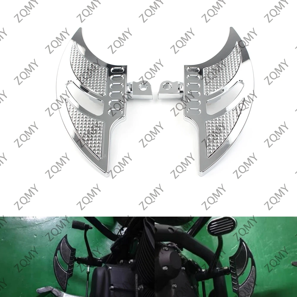 Motorcycle Male Mount CNC Aluminum Foot Peg Tomahawk Passenger Floorboard for Harley Davidson Dyna FXD FLST