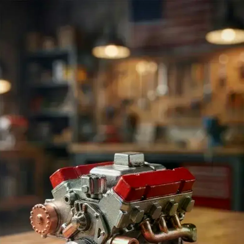 1:64 Simulated Engine Miniature Scene Model Ornament Sand Table Ornament Model Sand Table Decoration Ornament