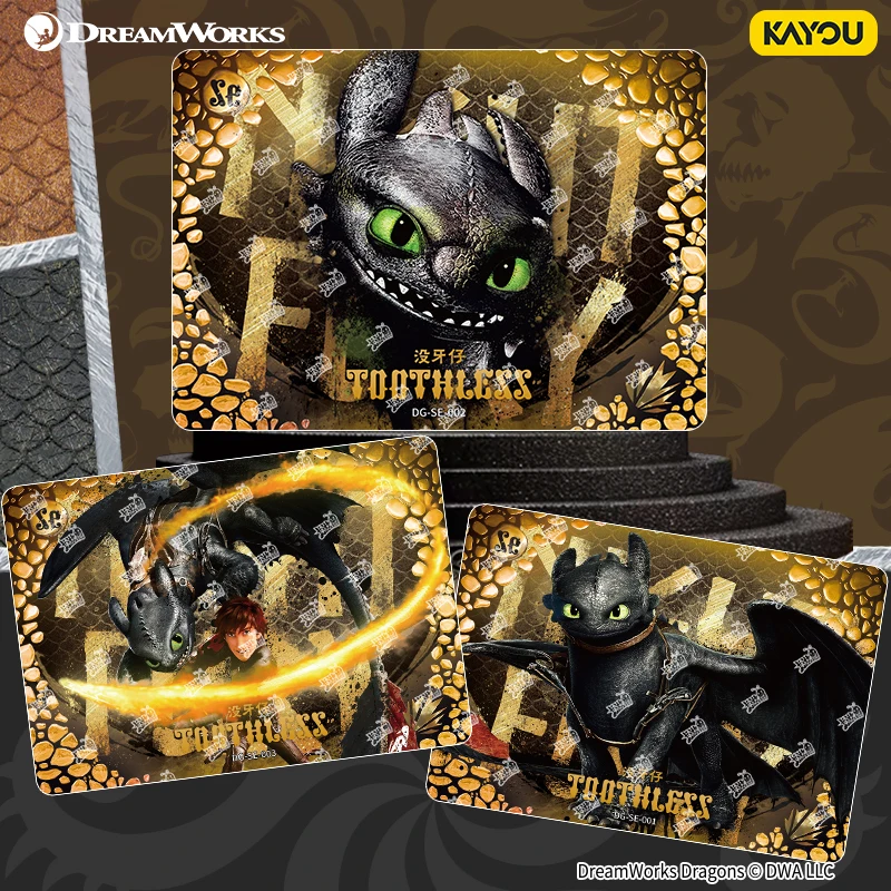 Echte KAYOU How To Train Your Dragon Vol.1 Wind Bag Dragon Search Collection Card Toothless Movie Tv Anime Collection Cards