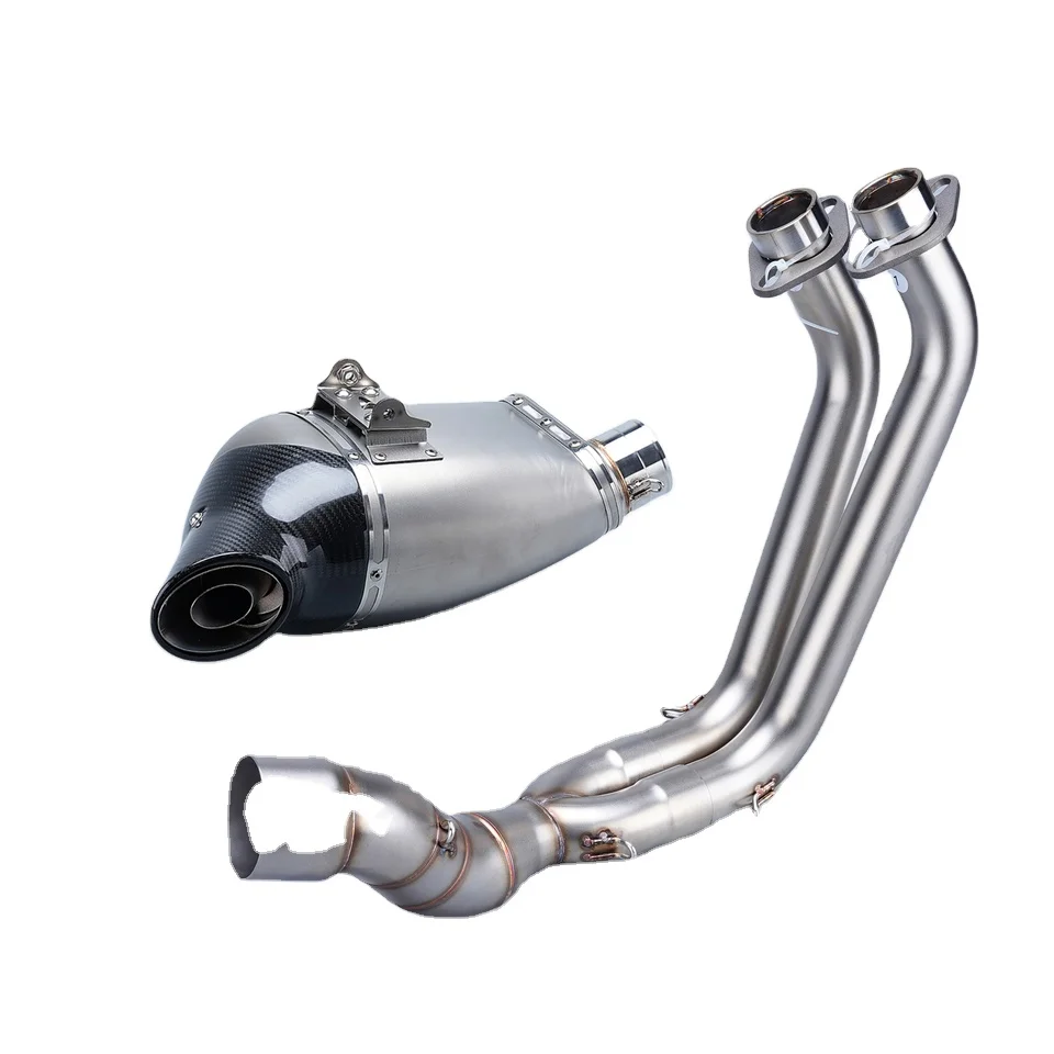 

STLF 2017-2023 AK Motorcycle Exhaust System for Ninja650 Versys650 Z650 Full Underbody Stainless Steel Front Link Alloy Steel 51