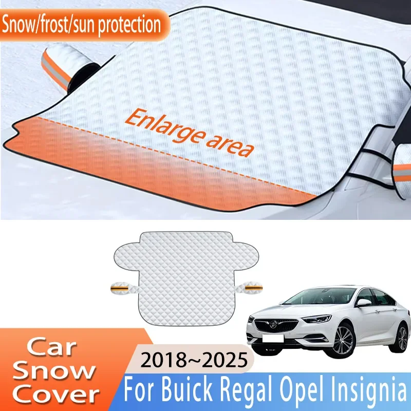 Car Accessorie For Buick Regal Opel Insignia 2018~2025 Front Windscreen Snow Cover Ice Frost Sun Protector Waterproof Auto Parts