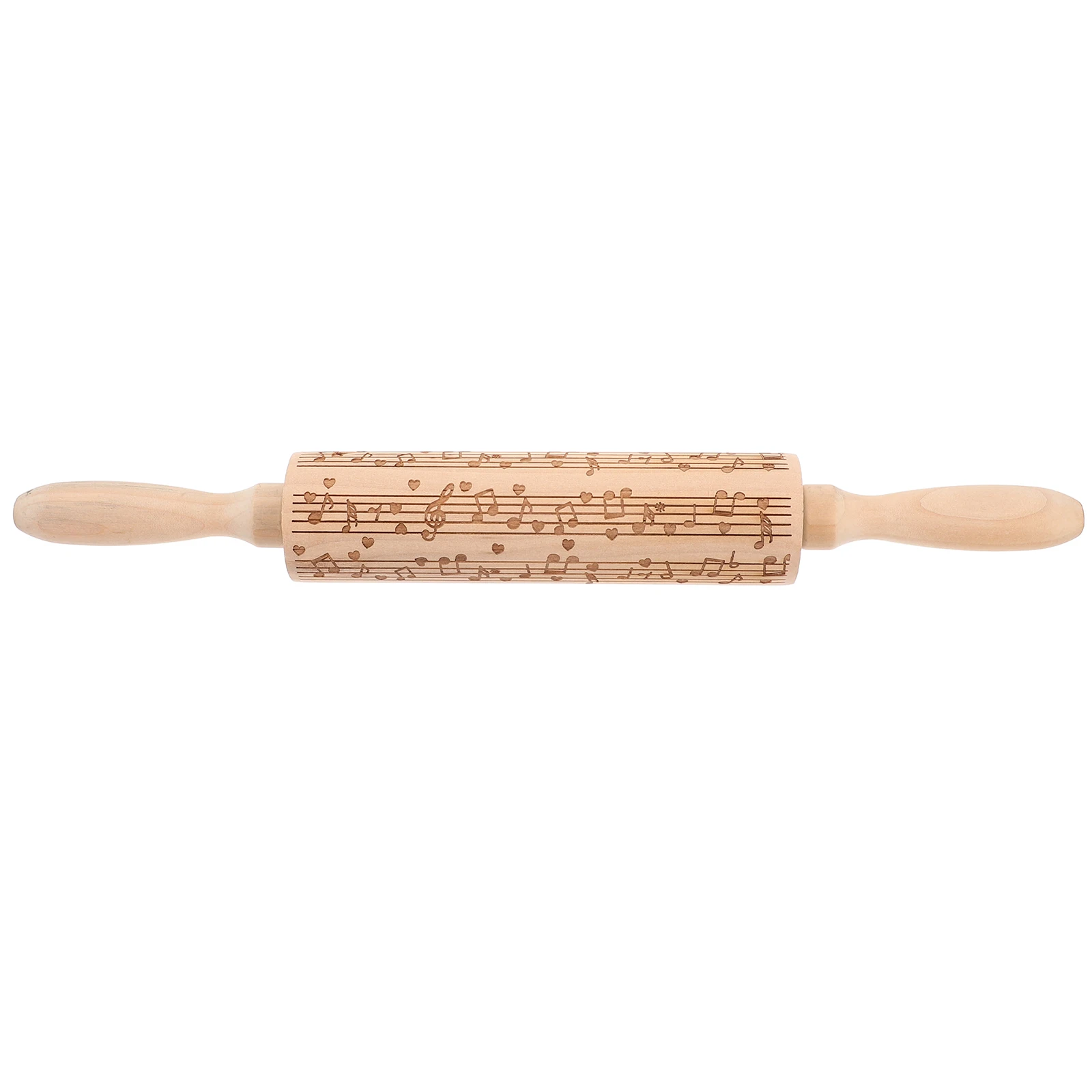 

Wooden Rolling Pin Reusable Heavy Duty Smooth Anti Slip Handles Kitchen Tool Baking Pasta Cookie Pastry Pizza Dough Dumpling