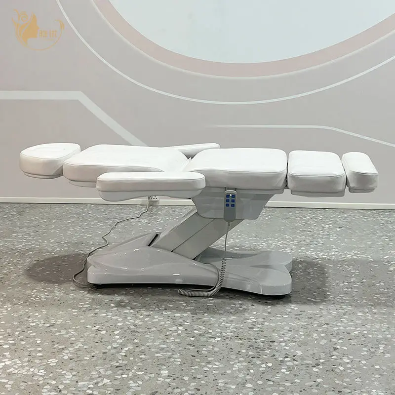 Electric Adjustable Massage Bed With Metal Frame For Salon Spa Tattoo And Medical Procedures