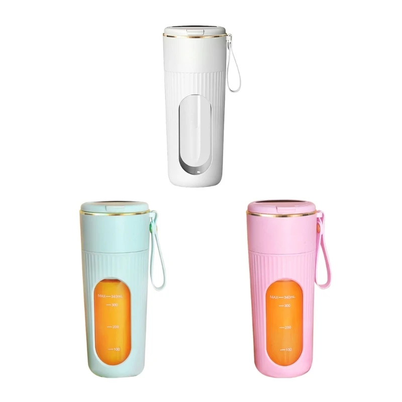 

Portable Cup Electric USB C Juicer Portable with LED Display For Shakes 340ml for Mixing Juice