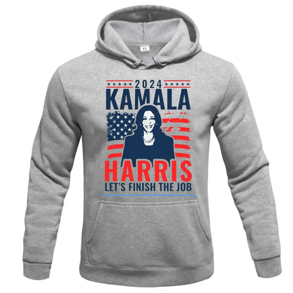 New in Hoodies & Sweatshirts Kamala Harris 2024 Graphic Kamala Harris Vintage Photo Harris President Y2k Clothes Sweatshirt Tops