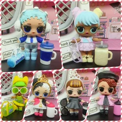 8CM LOL doll Collectible girl DIY toy doll set Includes doll clothes, shoes and accessories Children's birthday gift