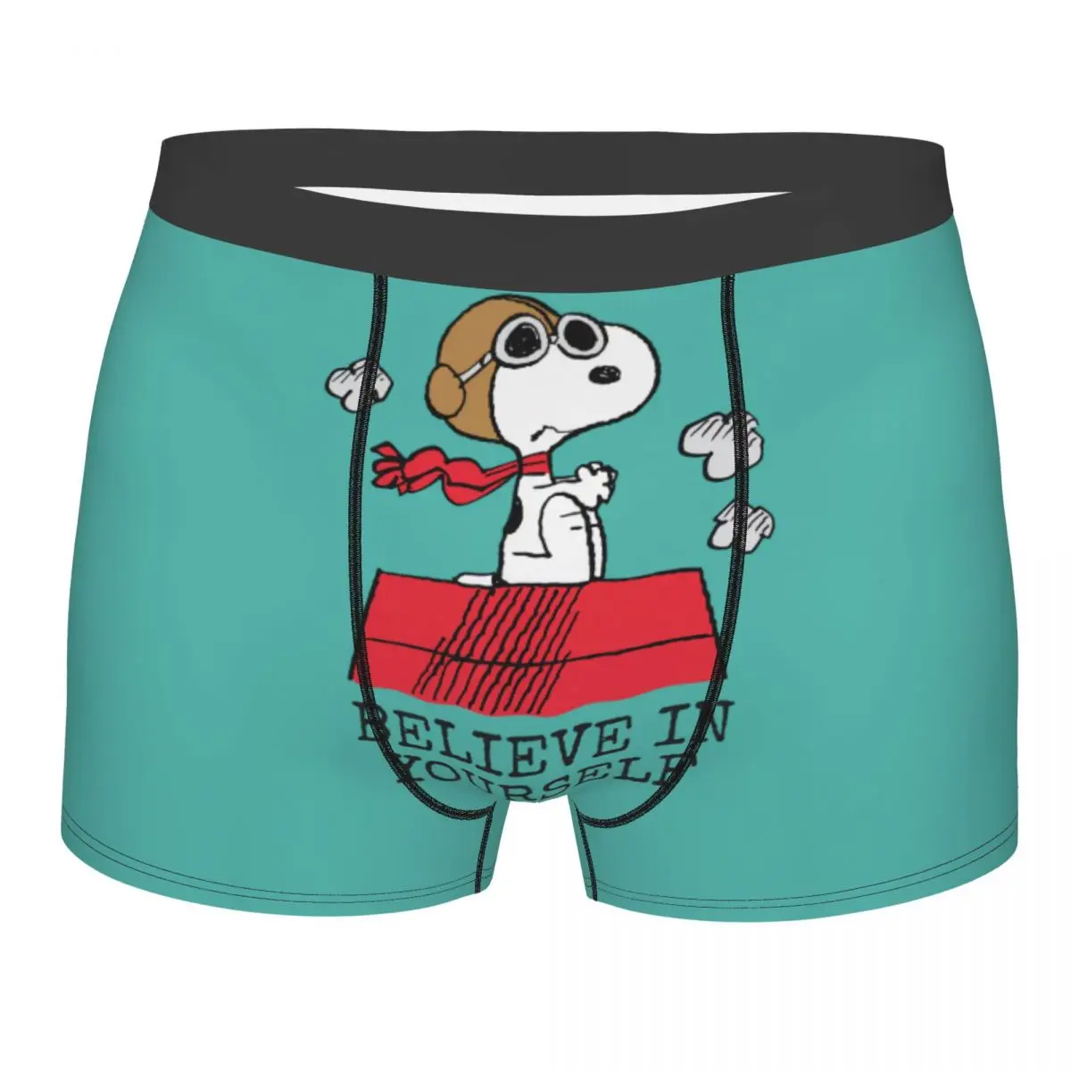 

Мужские трусы-боксеры Cool Manga Snoopy Woodstock, удобные трусы с рисунком собаки, нижнее белье