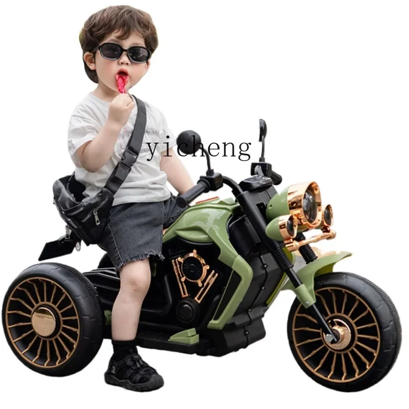 

XL Electric Motorcycle Tricycle Boy and Girl Baby Battery Car Charging Toy Remote Control Car
